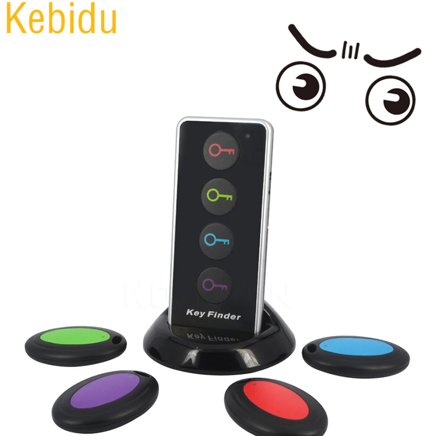 

kebidu 4 in 1 Advanced Wireless Car Key Finder Receiver Remote Control Locator Anti-Lost Phone Wallets Transmitter Multifunctio