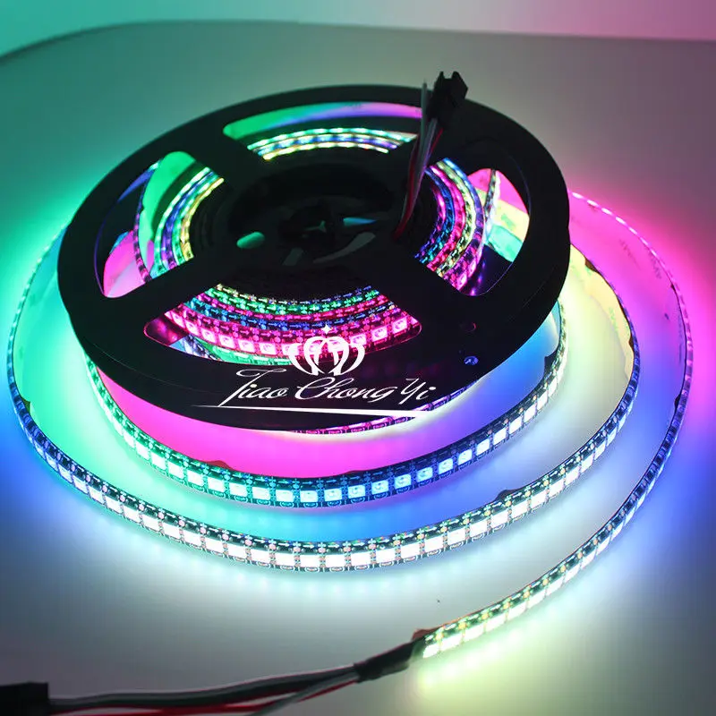 5 м 720 светодиодный WS2812B в 5050 RGB полноцветный адресуемый andT1000S контроллер и В 60A