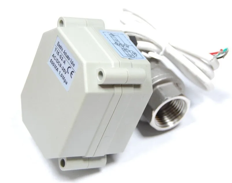 Tsai вентилятор электрический шаровой клапан 1/2 &quotDC9V 24V DN15 моторизованный 2 ходовой