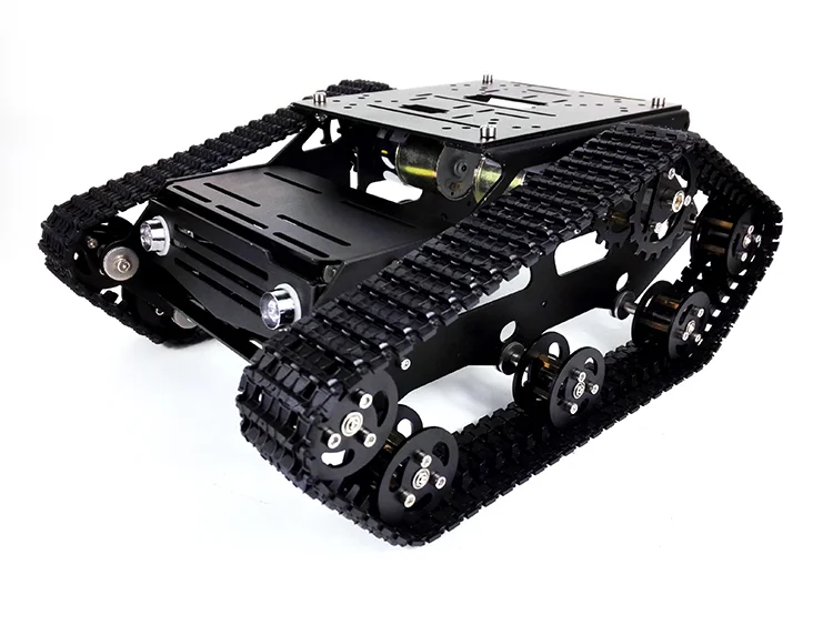 TR300 Shock Absorber Tank Aluminum alloy Chassis .Metal caterpillar.High power DC Motor Toy tank OWI.DIY model | Игрушки и хобби