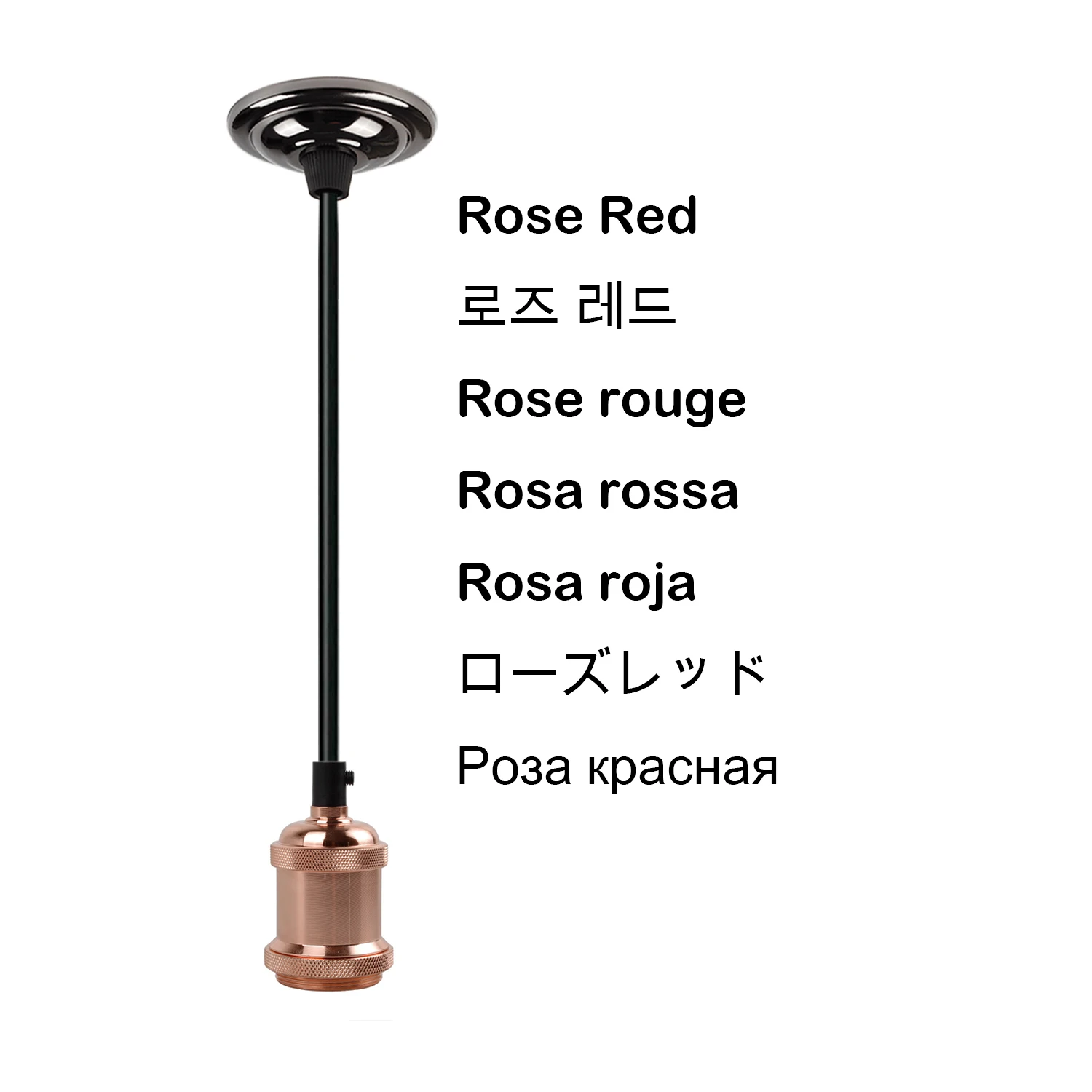 Grensk Vintage Mini Pendant Light E26 E27 Base de Tecido Preto Cordão Pendurado Kit de Luz para Corredor de Casa Escritório Estúdio Quarto 19 Luzes de pendentes