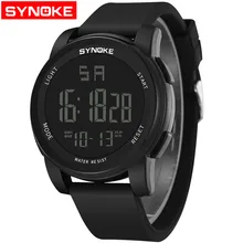 SYNOKE новые мужские наручные часы многофункциональные 30 м водонепроницаемые мужские часы модные спортивные цифровые часы уличные erkek kol saati