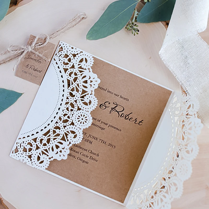  Lace Border Dies for Wedding Invitations Cards Making Metal Cutting Dies New 2019 for Scrapbooking  - 33058147391