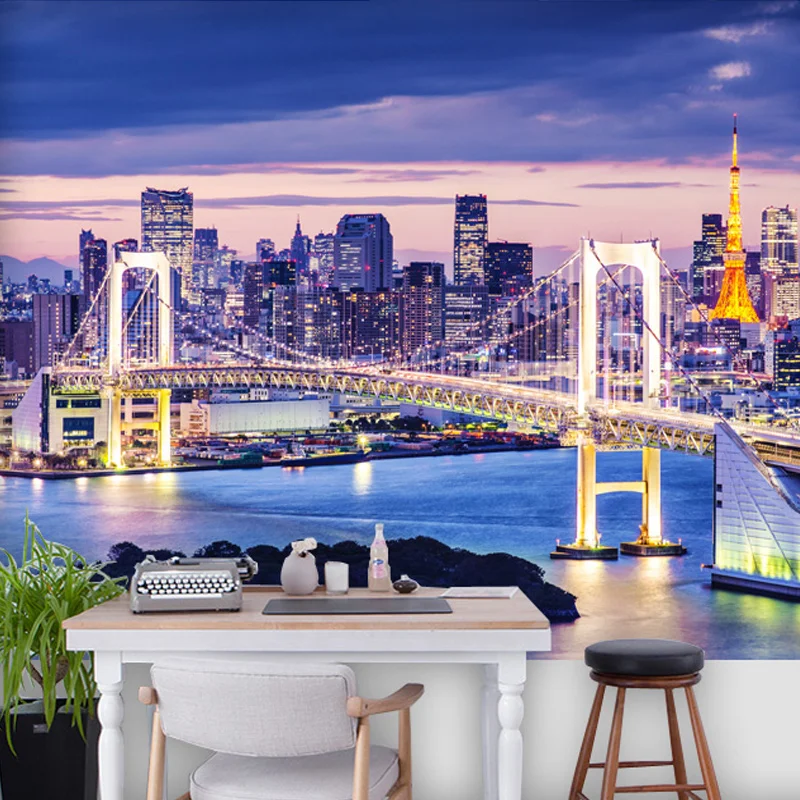 Stunning Urban Apartment With City View Wallpaper image