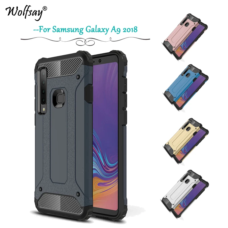 

For Samsung Galaxy A9 2018 Case Shockproof Armor Hard Phone Case For Samsung Galaxy A9 2018 Cover For Samsung A9 2018 A9S Shell*