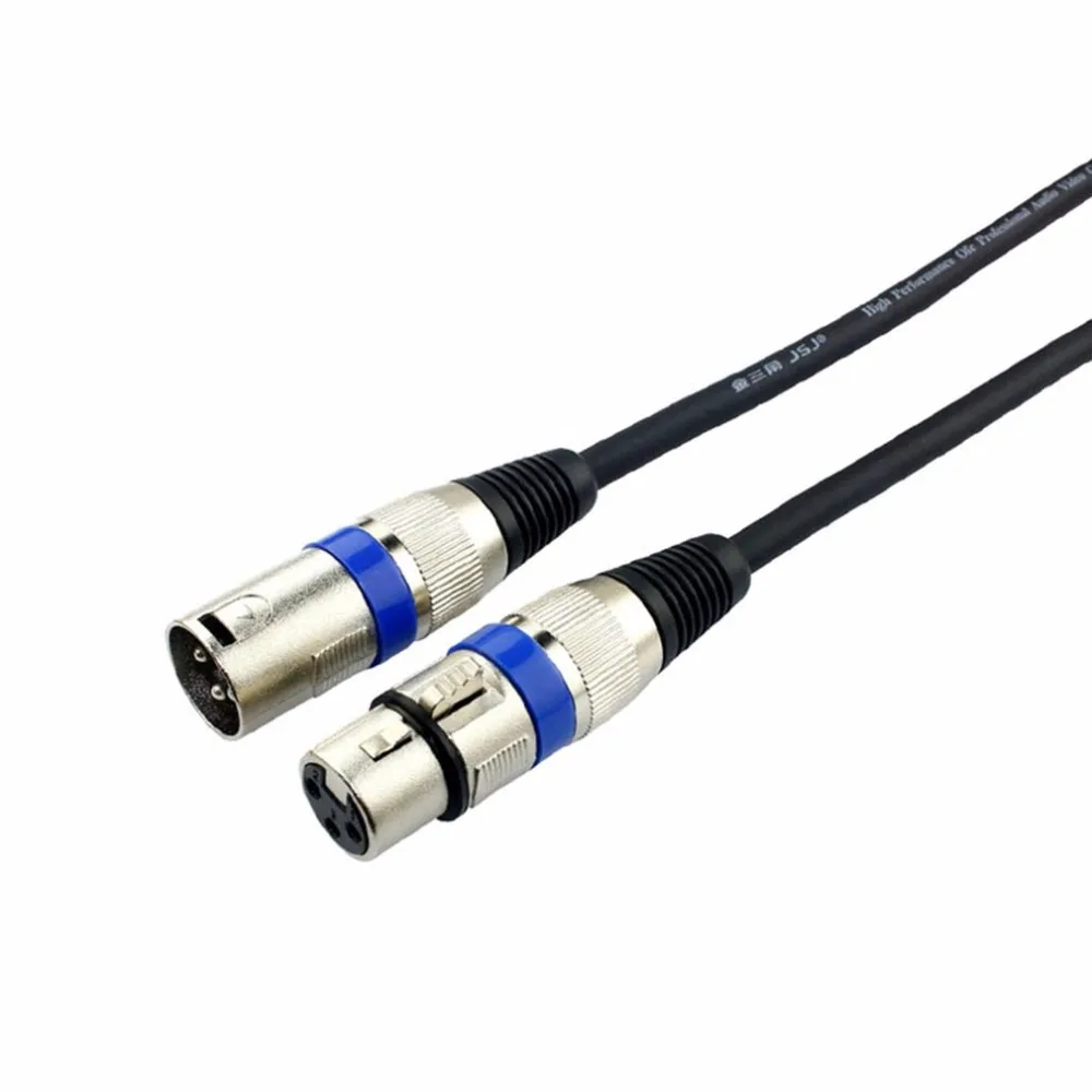 3 Pin XLR Male To Female Mixer Line M/F Audio Cable Mixer Power