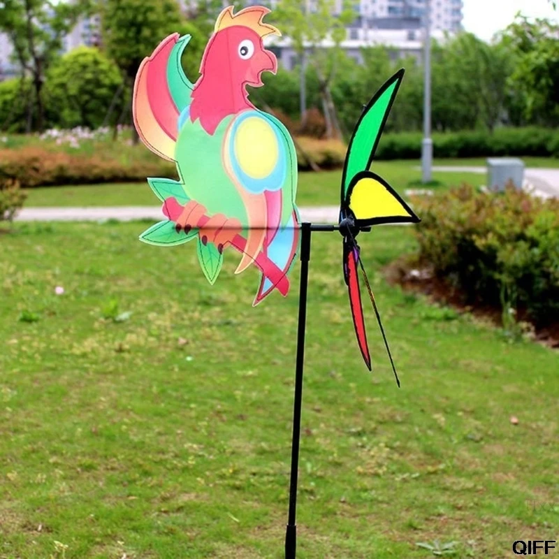 

3D Large Cute Animal Windmill Wind Spinner Whirligig Yard Garden Decor Kids Toys Hxx