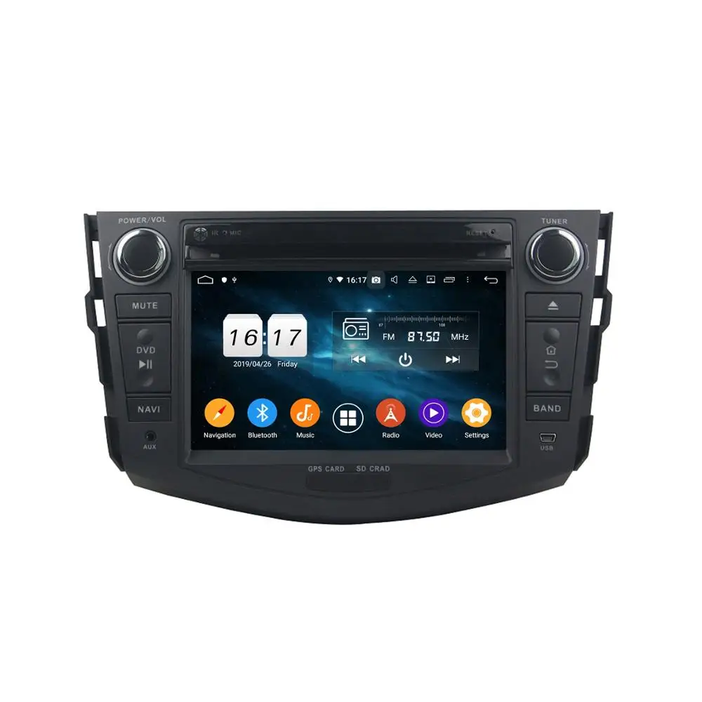 Android 8,0 Octa Core 7 "автомобильный мультимедийный DVD gps для Toyota RAV4 2006 2007-2012 с 4 Гб Оперативная память USB с обезьянкой USB 32 GB Встроенная память