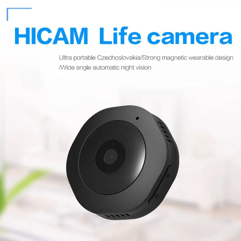 Беспроводная мини камера HD видео 720P ночного видения монитор наблюдения рекордер