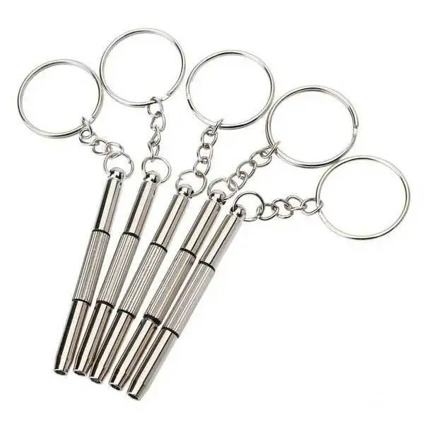 Attlabaya 5Pcs Multifunctional Mini Screwdrivers Keychain For Mobile