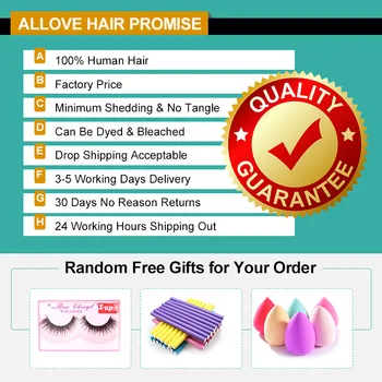 Allove Body Wave Bundles Malaysian Hair Bundles 100% Human Hair Bundles 1 3 4 Bundles Deals Malaysian Body Wave Hair Non Remy 2
