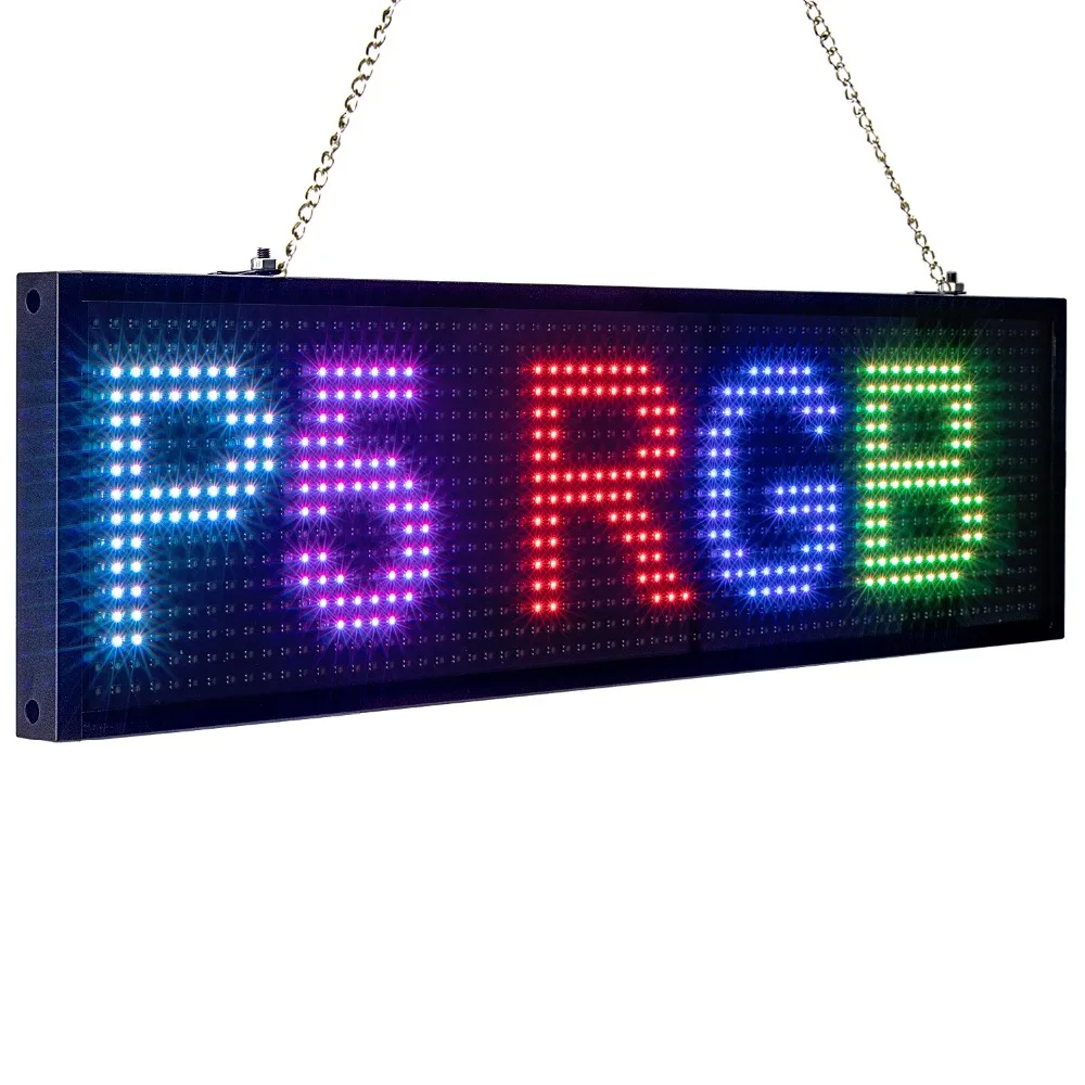 P5mm RGB WiFi светодиодный вывески для помещений, на витрине, открытый знак, логотип, Программируемый Прокрутка, дисплей, доска-Промышленный класс, бизнес инструменты