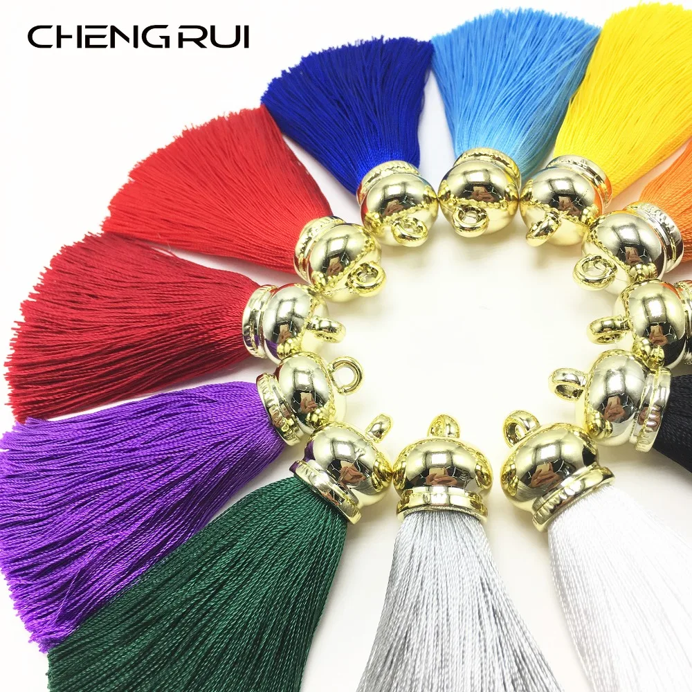 Best CHENGRUI L07,7cm,fringe,silk tassel,fringe trim,tassels for garments,fringe for curtain,craft tassels,shadow curtains,1pcs bag