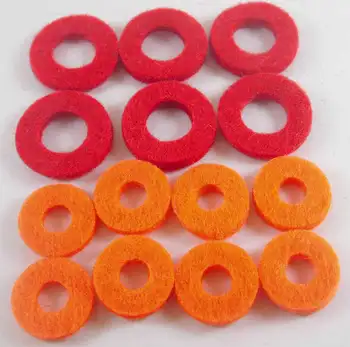 

200 pcs trumpet pads wool felt valve pads