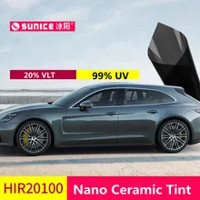 Черный окна автомобиля Оттенок Фильм Солнечная Защитная пленка Стекло 20% VLT 50 см x 300 см лобовое стекло автомобиля sun тени дома 99% анти-uv скорость