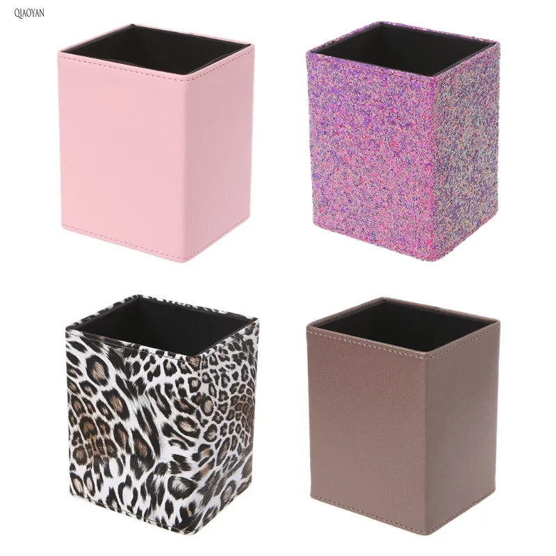 

Women Makeup Cosmetic Cup Case Brush Pen Holder Empty Storage Box Organizer