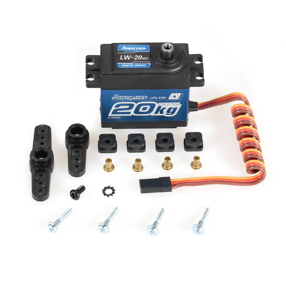 

High Quality LW-20MG 20Kg Waterproof Digital Servo with Metal Gear for RC Car 1/10 1/8 Off-road Rock Crawler Car Buggy Truck