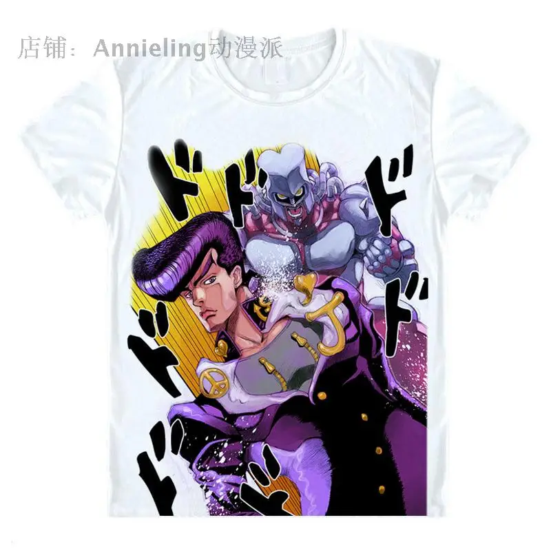 Moe Джоджо футболки для приключений мульти стиль короткий рукав рубашки JoJo no Kimyo na