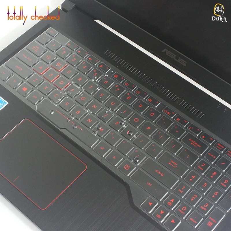 Для Asus Rog Fx503Vd Fx503Vm Rog Strix Gl703Vd Gl703Vm 1" Rog 15,6 дюймов, чехол для клавиатуры ноутбука, защита кожи, Ультратонкий ТПУ