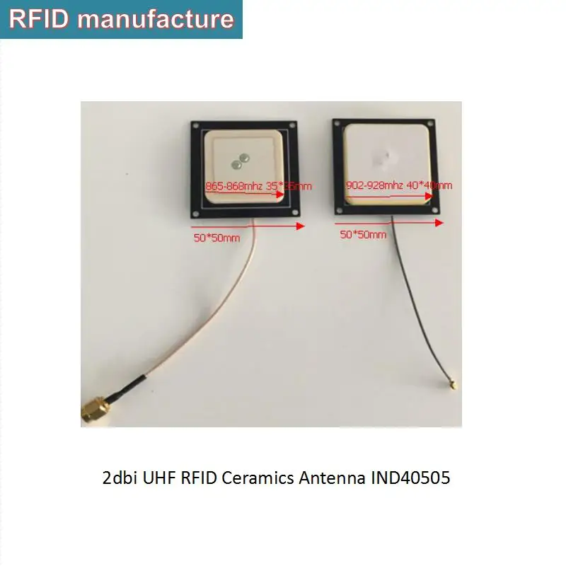 Iso18000 860 МГц 960 МГц uhf rfid Круговой Поляризации 3dbi керамики антенна для tcp ip rfid считыватель модуль управления запасами - Цвет: 2dbi ceramic antenna