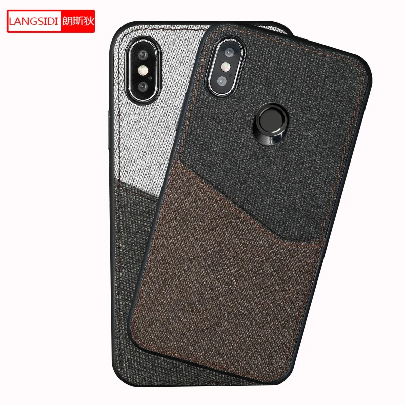 

Canvas stitch Magnetic case For Xiaomi Mi 8 MI 6 8SE A2 lite 6X Mix 2s back cover card slot case For Xiaomi 9 9SE Redmi note 7