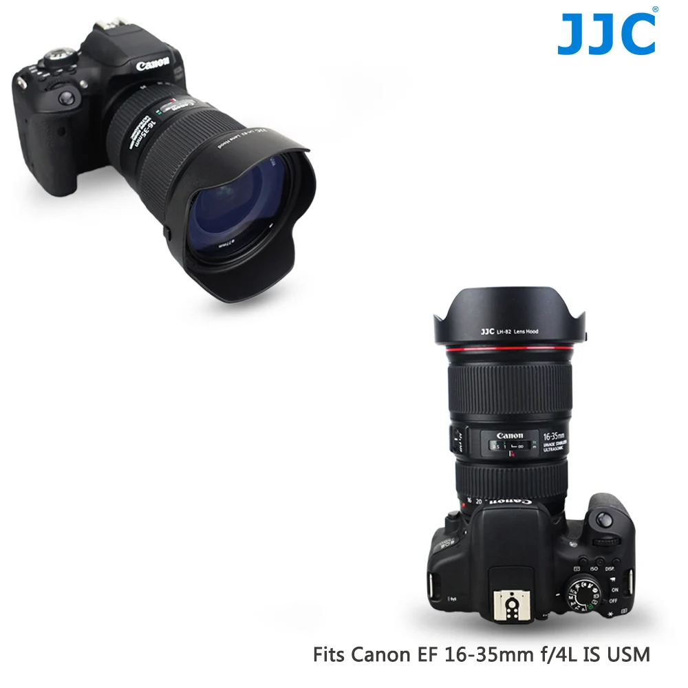 JJC LH-82 реверсивная бленда объектива цветок Форма объектив IS USM для Canon EF 16-35 мм f/4L IS USM для Canon Nikon бленда для Canon EW-82