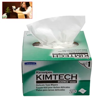

280pcs/box 34155 Optical Fiber Cleaning Kimwipes Dustfree Paper