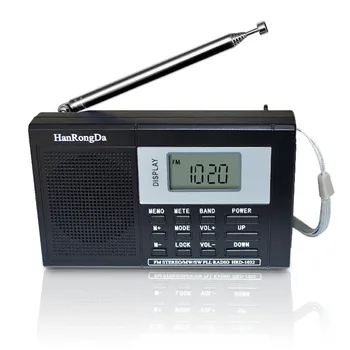 

Portable Full-band Digital Tuning Multiband Stereo Tuner MW/AM/FM/SW Shortwave Radio REC Control Receiver