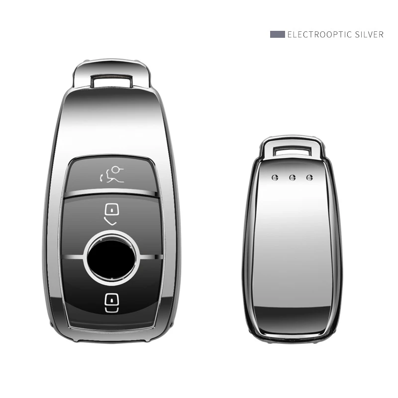E-Silver 1 Автомобильные аксессуары, мягкий чехол из ТПУ для Mercedes Benz E Class W213, стильный защитный чехол для автомобильных ключей - Название цвета: E-Silver 1