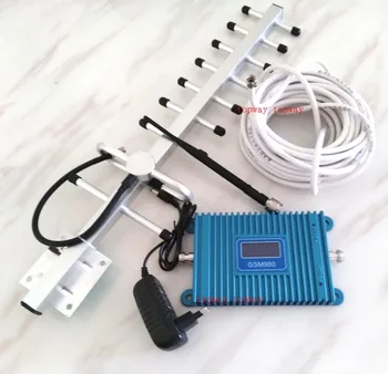 

GSM980 mobile GSM 900MHZ signal repeater with LCD display,Cell GSM signal booster GSM signal amplifier +13dbi yagi 5set/lot