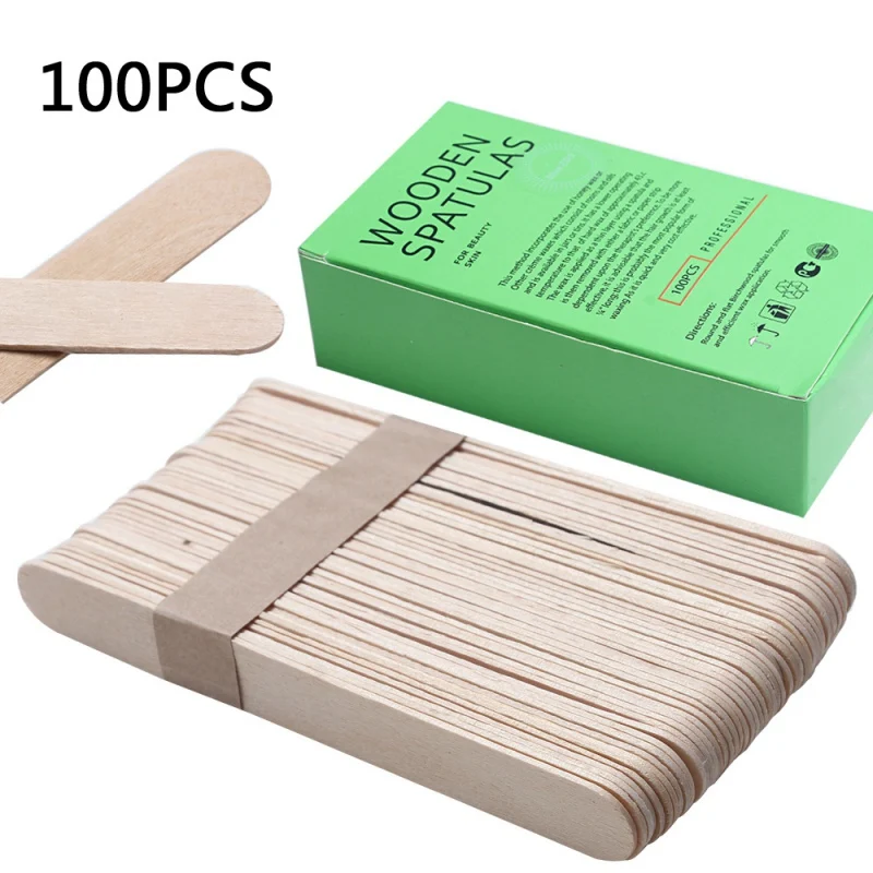 10/100Pcs Wiping Wax Stick Mask Stick Ice Cream Stick Hair Removal Wax Stick Hair Removal Tools 10/100Pcs Wiping Wax Stick Mask Stick Ice Cream Stick Hair Removal Wax Stick Hair Removal Tools