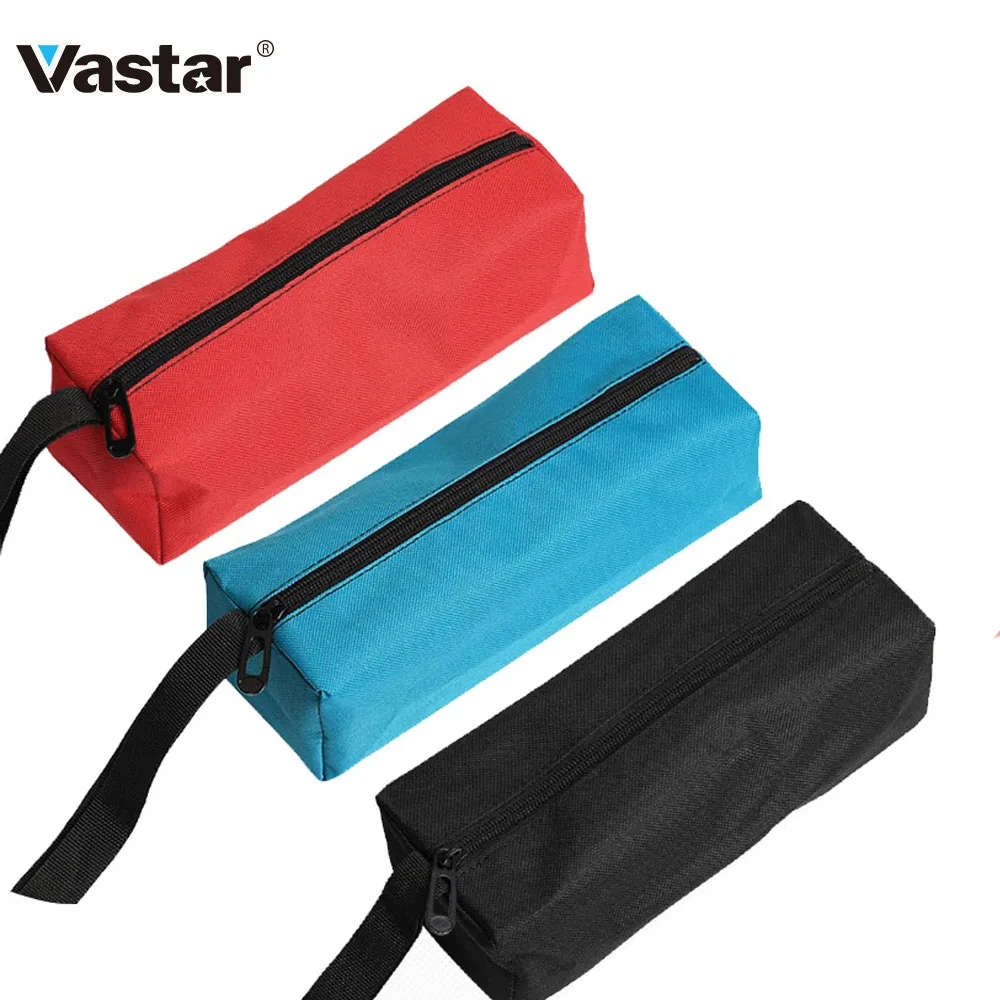 1Pcs Waterproof Pouch Storage Hand Tool Bag Screws Nails Drill Bit Metal Parts Fishing Oxford Canvas Bag