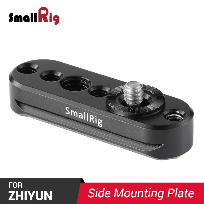 SmallRig Side Mounting Plate with Rosette for Zhiyun Weebill LAB and Crane 3 Gimbal Feature Quick Release Nato Rail 2273