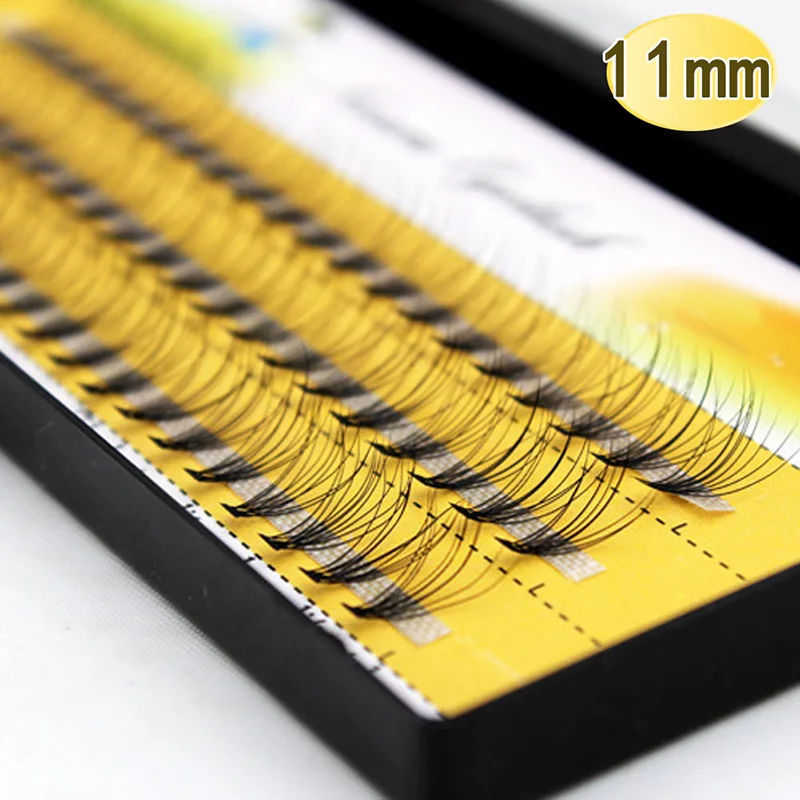 Length 11mm 12mm 14mm Long Graft Thick Eye Lashes Cosmetic Individual