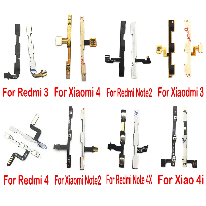 

Volume Button Power Switch On Off Button Flex Ribbon For Xiaomi Redmi 5X 3S 4A 5 Plus Note 2 5A 4 3 Pro Special Edition 4X Globa