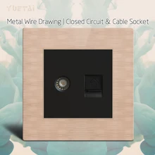 Силовая розетка стеклянная панель настенная розетка умная розетка сетевая линия и замкнутая цепь