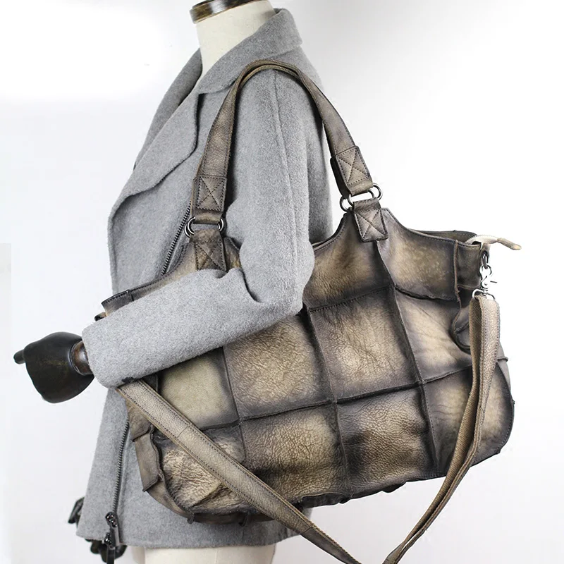 AETOO The first layer of cowhide leather handbags mature women's atmosphere shoulder portable Messenger bag Europe and the Unite