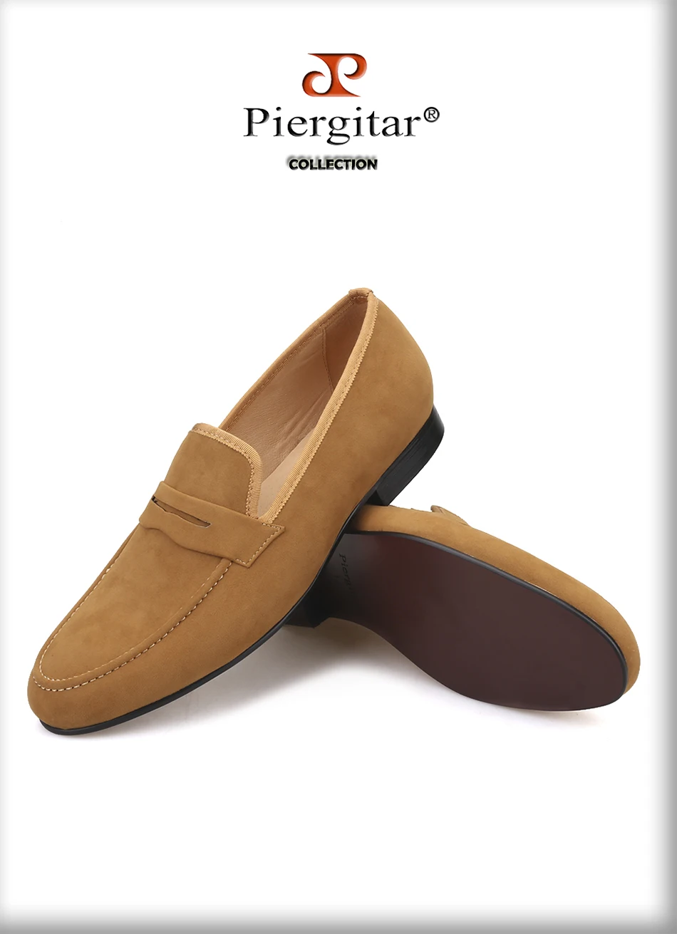 Piergitar/ г.; британский стиль; мужская повседневная бархатная обувь ручной работы; мужские лоферы; вечерние и банкетные мужские туфли на плоской подошве; большие размеры