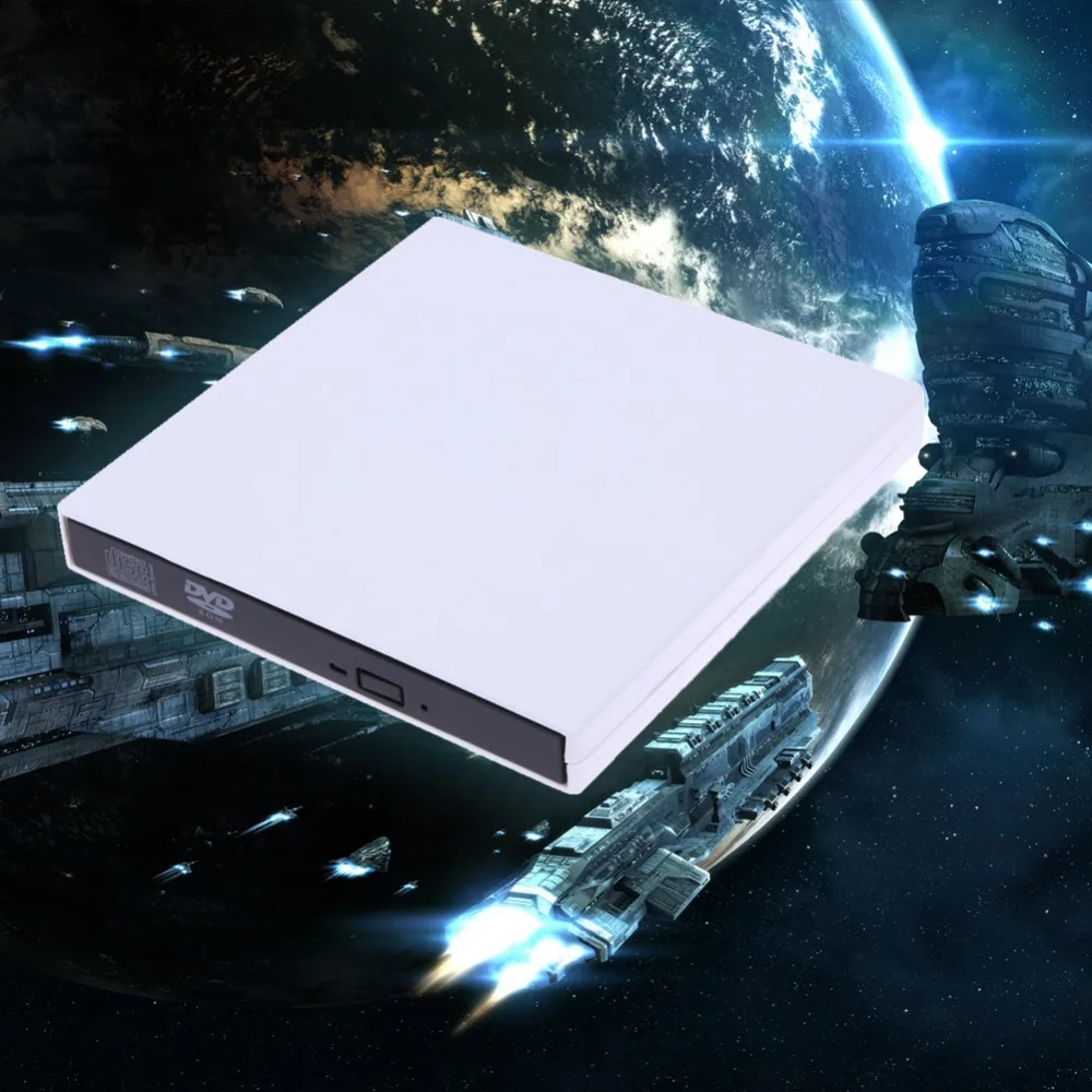 

Alloyseed USB2.0 External DVD Combo CD-RW ROM Burner Drive CD RW DVD ROM For PC Laptops Notebooks Desktop