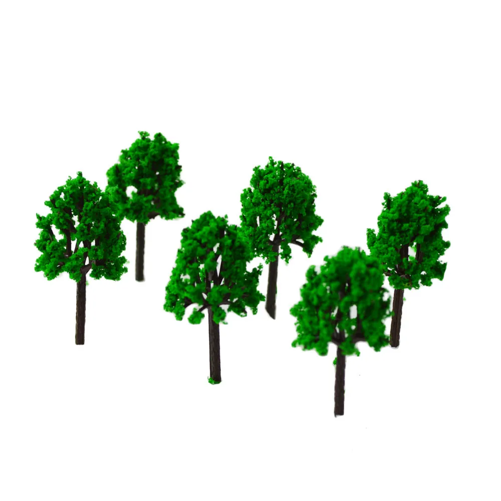 

3CM green color Railroad Layout Architectural model making materials scale plastic model tree