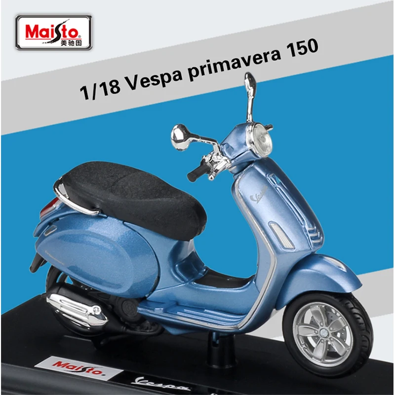 Коллекция гибких вращающихся колес MAISTO 1:18 Vespa Primavera 150 из сплава| |