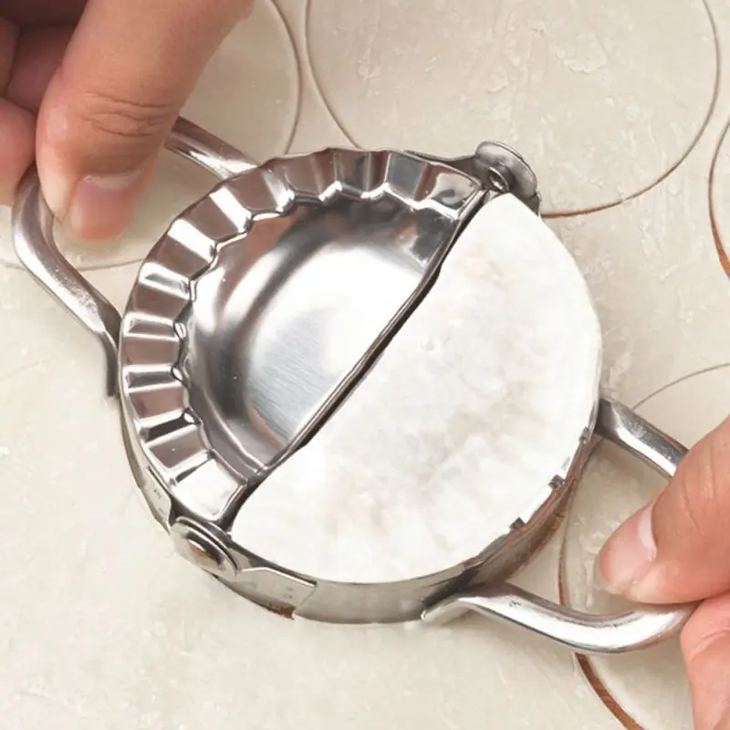 

Stainless Steel DIY Dumplings Tool Dumpling Jiaozi Maker Device Easy Dumpling Mold Clips Cozinha Kitchen Accessories
