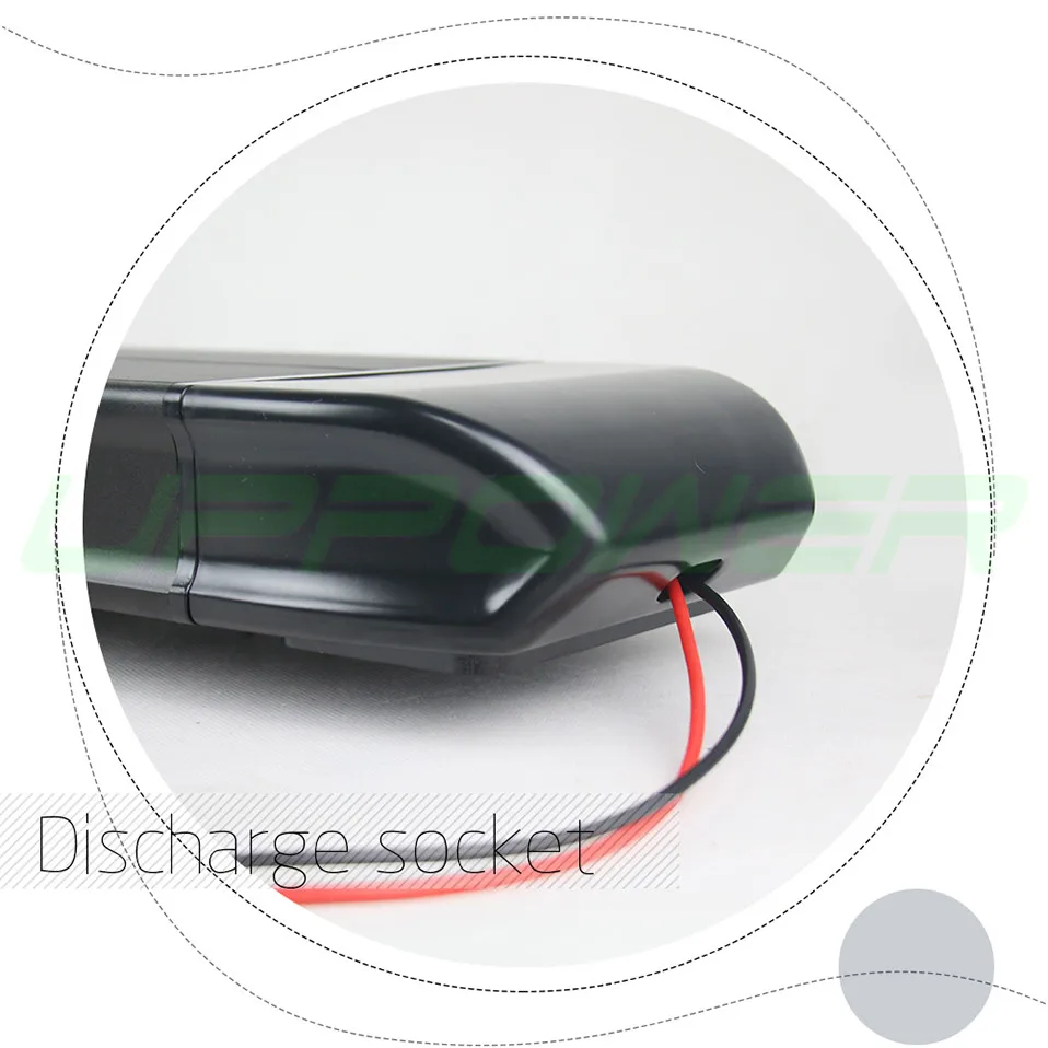 Discount With Tailight Reflective sheet 36V 20Ah Electric Bike Rack Battery 20.3Ah Lithium Battery for 250W 500W Motor 3