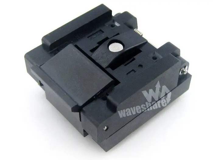 

QFN44 MLP44 MLF44 QFN-44BT-0.65-01 Enplas QFN 8x8 mm 0.65Pitch IC Test Burn-In Socket with Ground Pin
