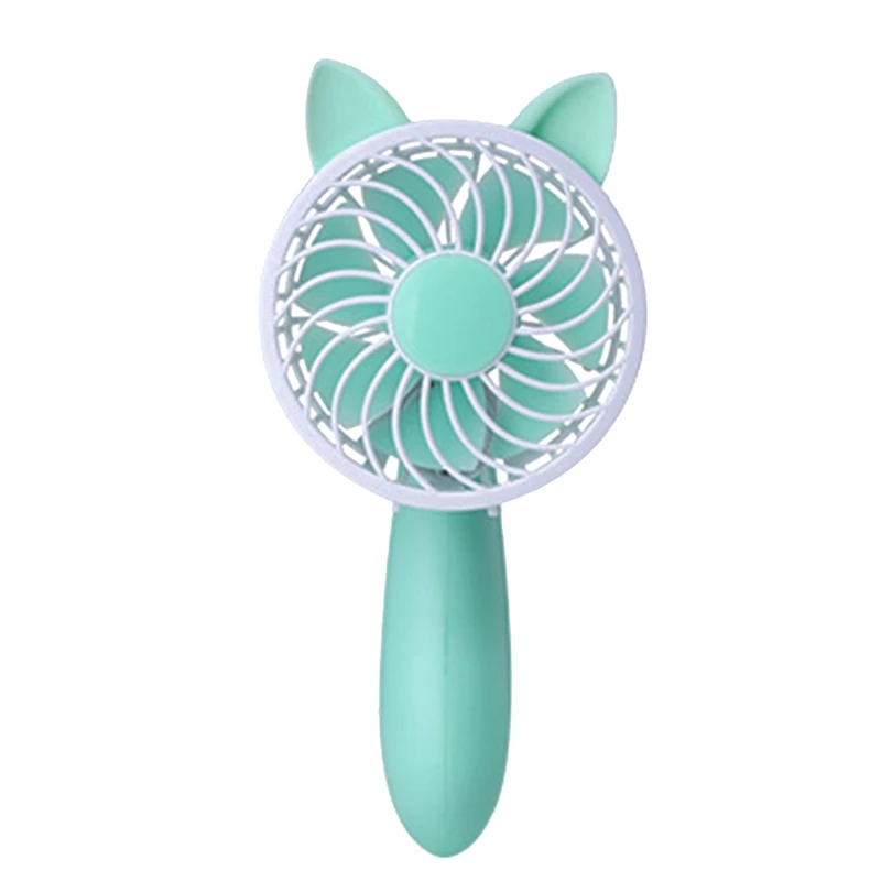 

Handheld Usb Fan Cooler Portable 3 Speed Adjustable Mini Fan Rechargeable Handy Small Desk Desktop