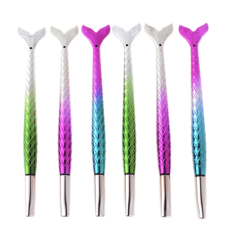 1 Piece Ballpoint Pen School Supply Ball Point Creative Novel Office Gift Stationery Styling Fish Mermaid