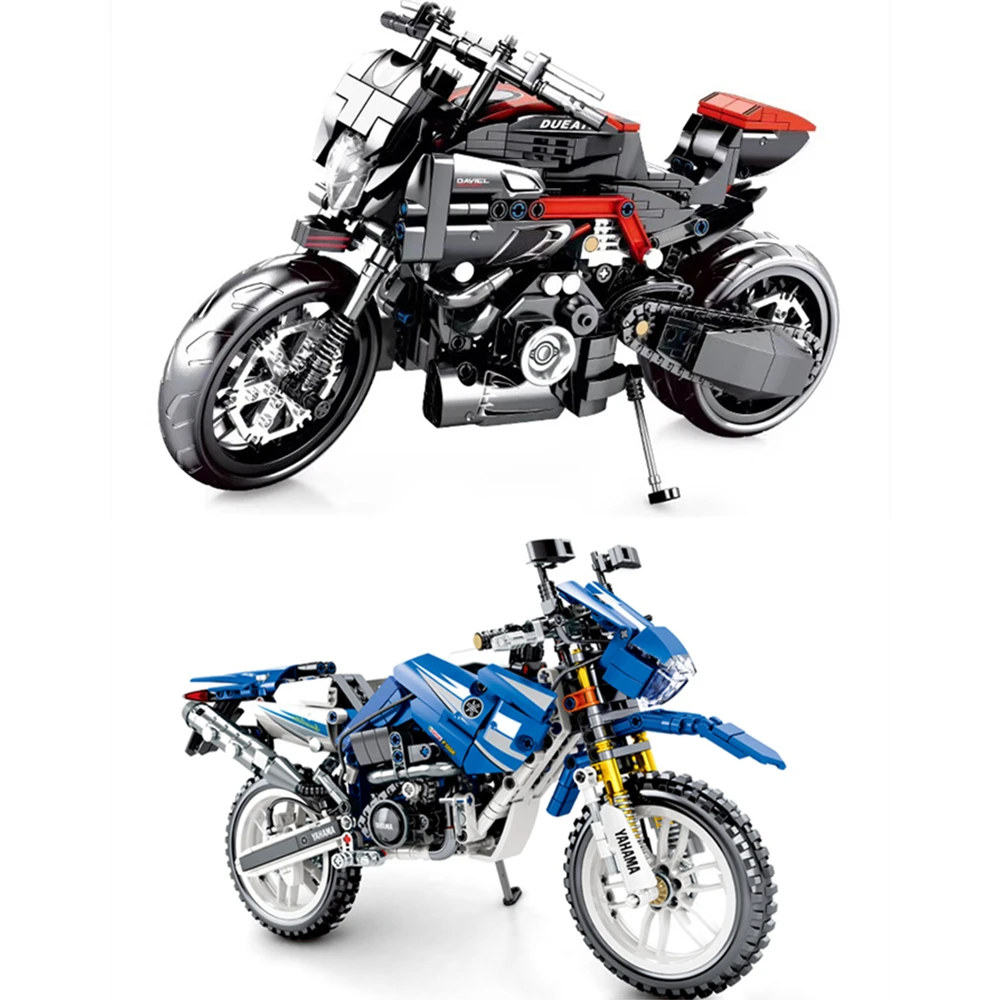 

Technic Motorcycle Building Blocks Bricks toys toys for children Harley Vehicle Educational building block Children's toys