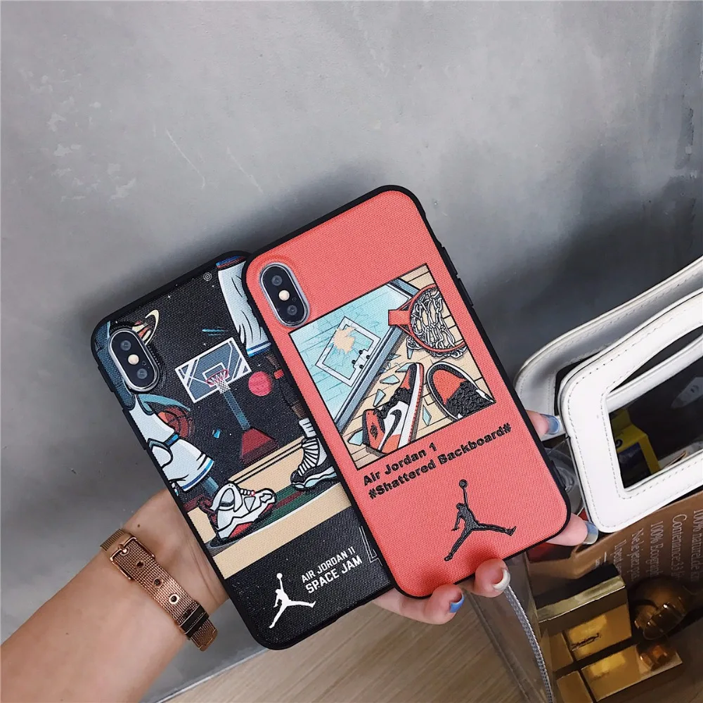 New 3D Basketball Michael Jordan Soft Phone Case for iphone X 8 8plus 6 6s plus 7 7Plus Men