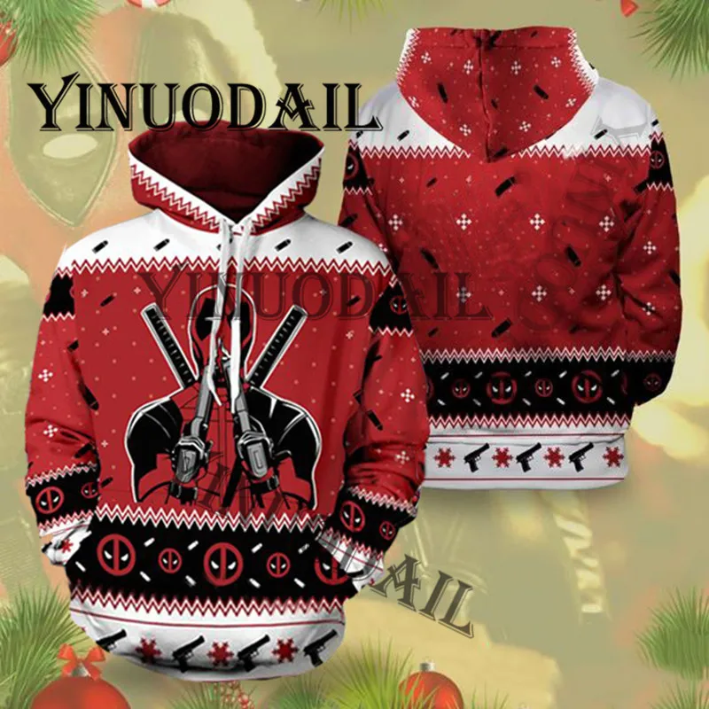 و الخارقين Deadpool هوديي الشتاء اللحيم هوديي السم سترة سبايدرمان تأثيري هوديي 3D أغطية رأس مطبوعة أعجوبة 4 تأثيري