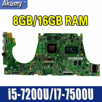 

laptop Motherboard For Asus UX530U UX530UQ UX530UA UX530UR UX530UX Mainboard 8G 16G i5-7200U/I7-7500U (V2G) exchange!!!